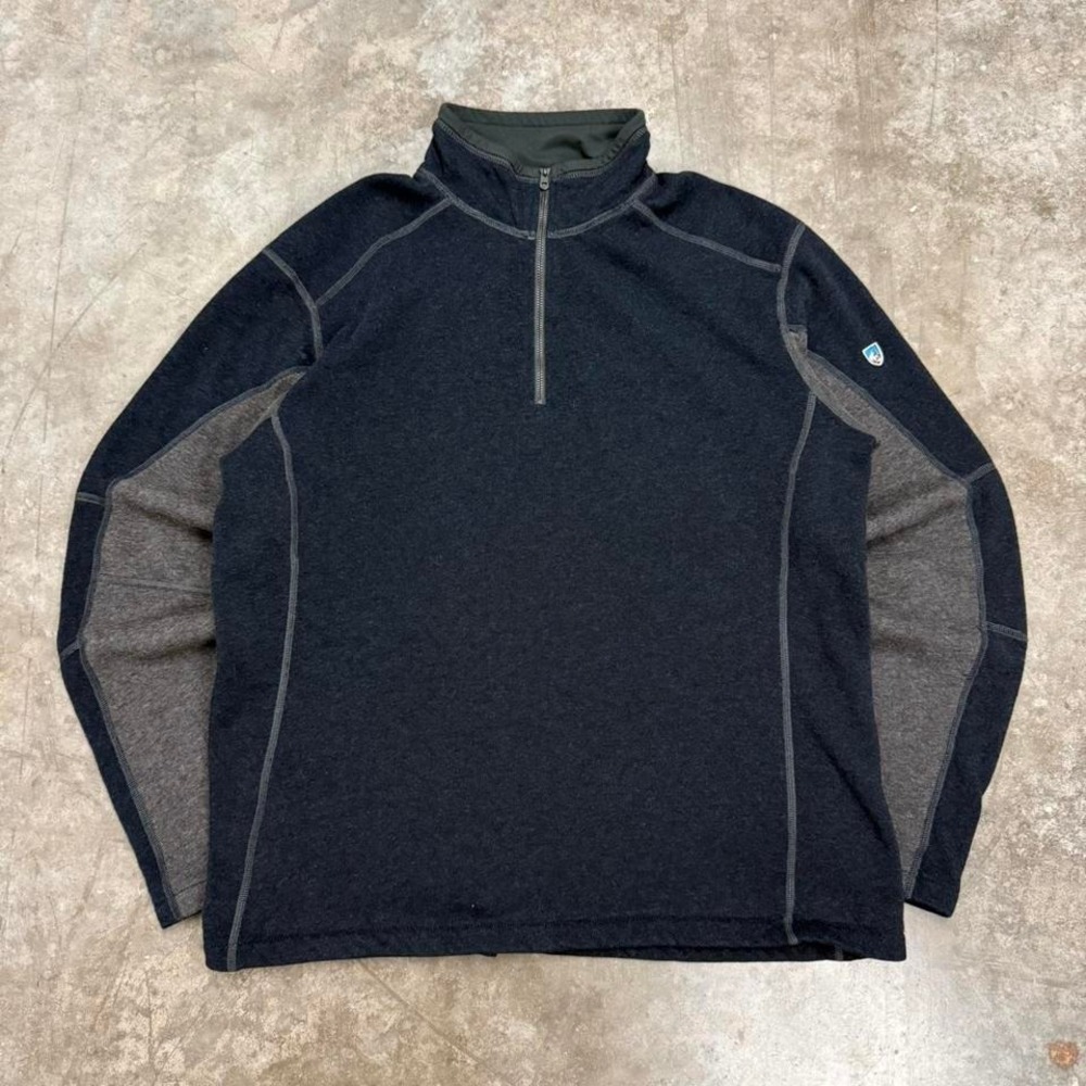 KÜHL Men's Revel Lightweight Performance 1/4 Zip Pullover Size XL